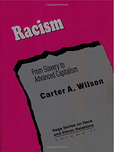 Racism From Slavery to Advanced Capitalism [Hardcover]