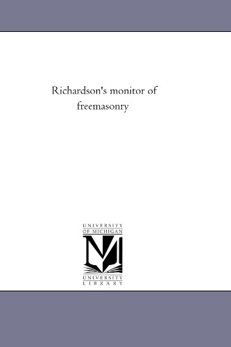 Richardson's Monitor Of Freemasonry [Paperback]