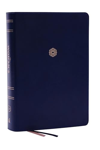 KJV, The Woman's Study Bible, Blue Leathersoft, Red Letter, Full-Color Edition,  [Leather / fine bindi]