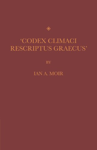 Codex Climaci Rescriptus Graecus [Paperback]