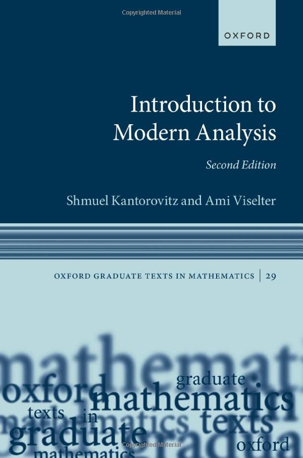 Introduction to Modern Analysis [Hardcover]