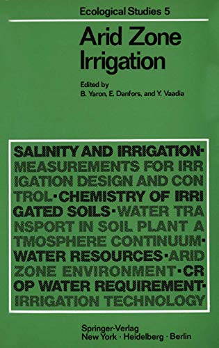 Arid Zone Irrigation [Paperback]