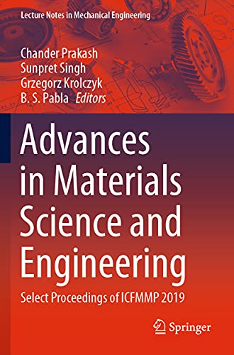 Advances in Materials Science and Engineering: Select Proceedings of ICFMMP 2019 [Paperback]