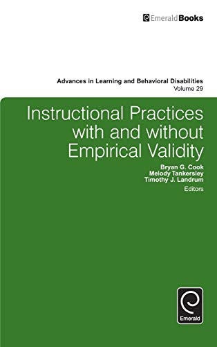 Instructional Practices With And Without Empirical Validity (advances In Learnin [Hardcover]