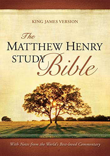 Matthew Henry Study Bible Black Bonded [Unknown]