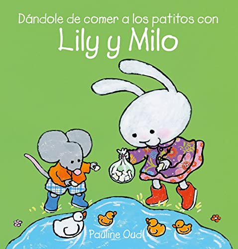 Dandole de comer a los patitos con Lily y Mi