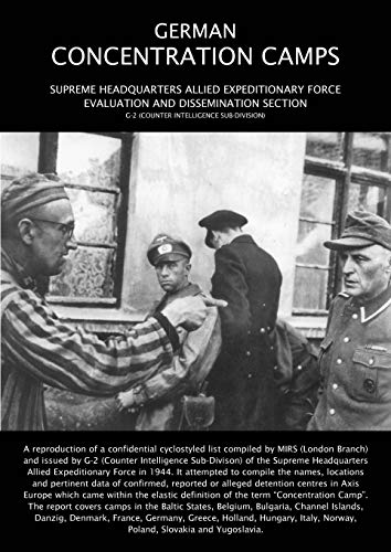 German Concemtration Camps Supreme Headquarters Allied Expeditionary Force Eval [Paperback]