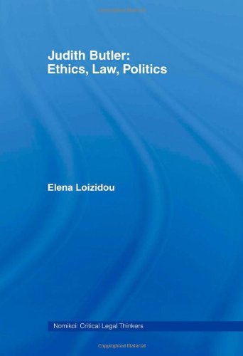 Judith Butler Ethics, La, Politics [Hardcover]