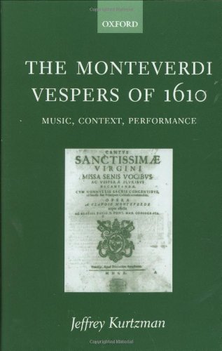 The Monteverdi Vespers of 1610 Music, Context, Performance [Hardcover]