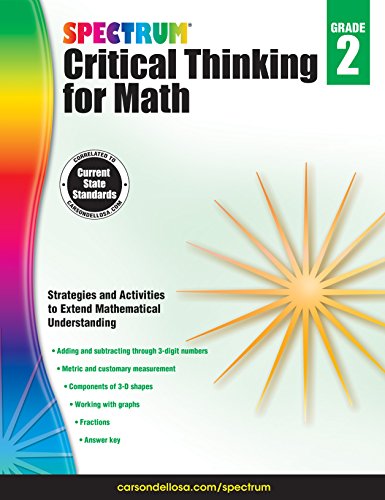 Spectrum Critical Thinking For Math, Grade 2 [Paperback]