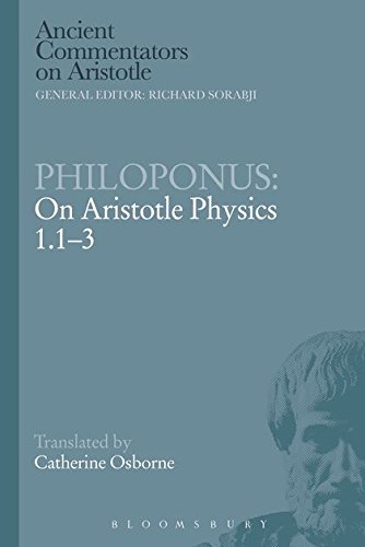 Philoponus On Aristotle Physics 1.1-3 [Paperback]