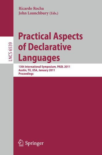 Practical Aspects of Declarative Languages 13th International Symposium, PADL 2 [Paperback]