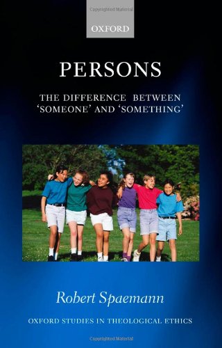 Persons The Difference between `Someone' and `Something' [Hardcover]