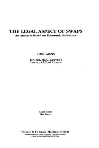 SapsThe Legal Aspects of Economic Substance [Hardcover]