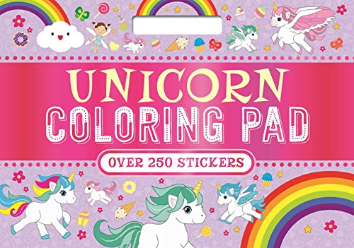 Unicorn Coloring Pad: With Over 250 Magical Stickers! [Paperback]