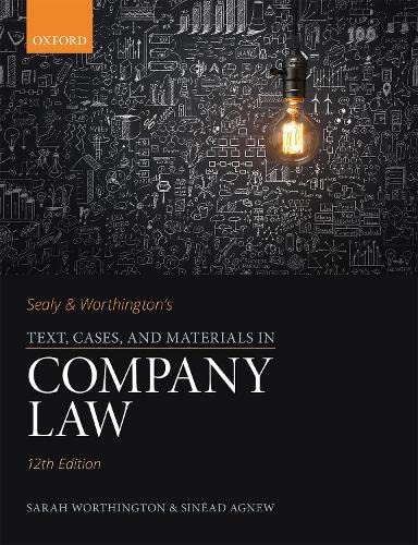 Sealy & Worthington's Text, Cases, and Materials in Company Law [Paperback]