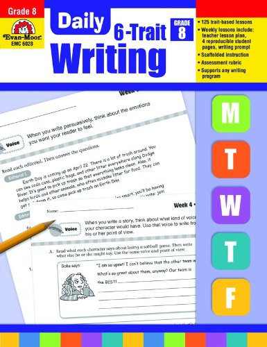 Daily 6-Trait Writing, Grade 8 [Paperback]