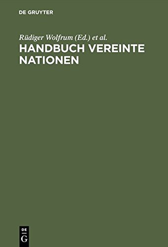 Handbuch Vereinte Nationen [Hardcover]