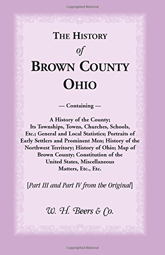 The History Of Bron County, Ohio [Paperback]