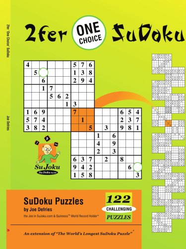 2fer 'One Choice' Sudoku [Unknon]