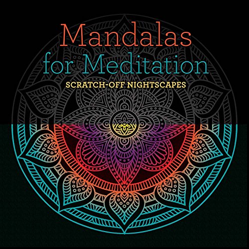 Mandalas for Meditation: Scratch-Off NightScapes [Paperback]