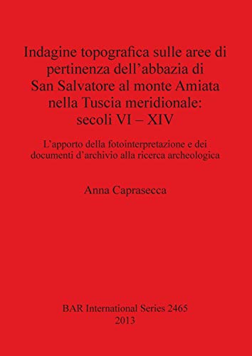 Indagine topografica sulle aree di pertinenza dell'abbazia di San Salvatore al m [Paperback]