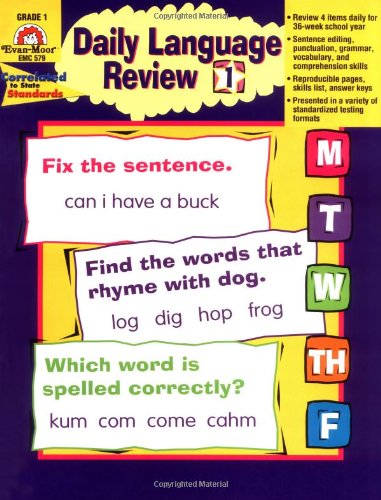 Daily Language Review, Grade 1 [Paperback]