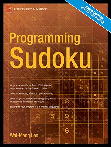 Programming Sudoku [Paperback]