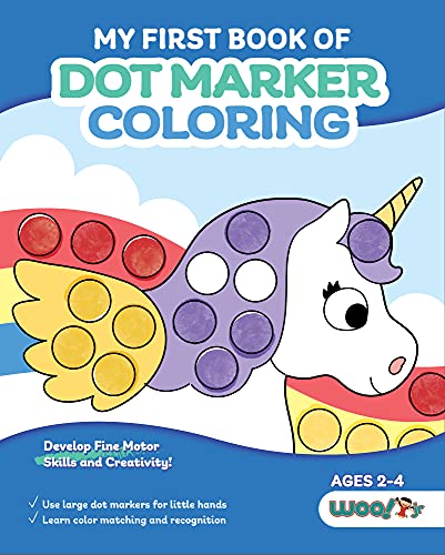 My First Book of Dot Marker Coloring: (Preschool Prep; Dot Marker Coloring Sheet [Paperback]