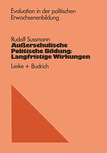 Auerschulische Politische Bildung Langfristige Wirkungen [Paperback]