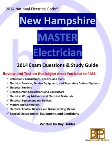 Ne Hampshire 2014 Master Electrician Study Guide [Paperback]