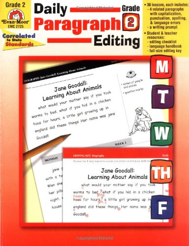 Daily Paragraph Editing, Grade 2 [Paperback]