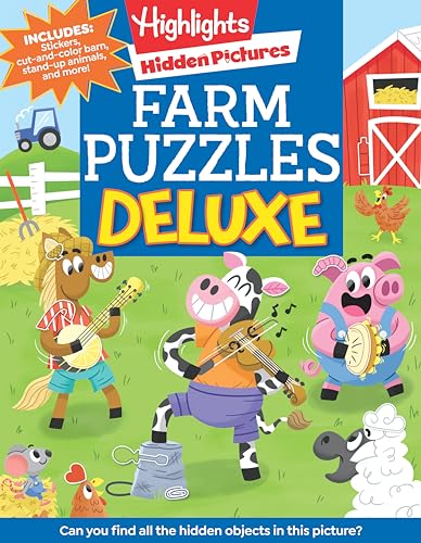 Farm Puzzles Deluxe [Paperback]