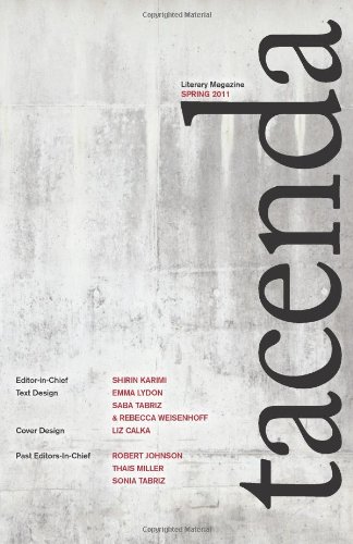 Tacenda Literary Magazine [Paperback]