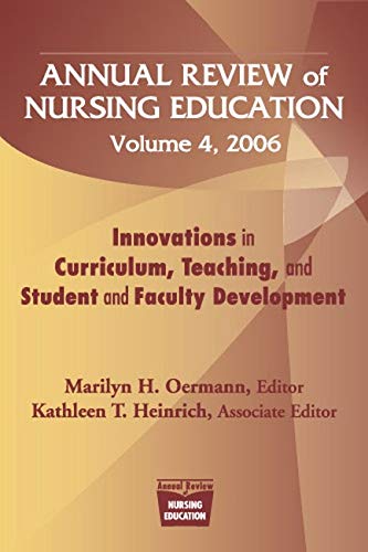 Annual Review of Nursing Education, Volume 4,