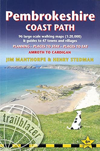 Pembrokeshire Coast Path: British Walking Guide: 96 Large-Scale Walking Maps and [Paperback]