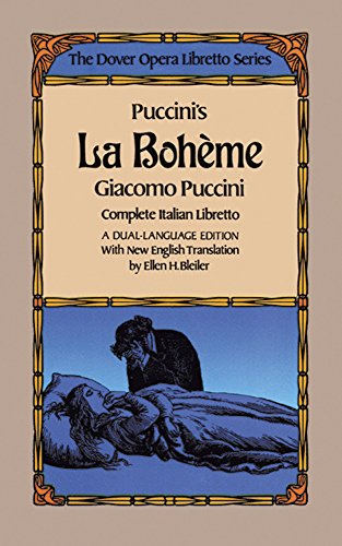 Puccini's La Boheme (the Dover Opera Libretto Series) [Paperback]