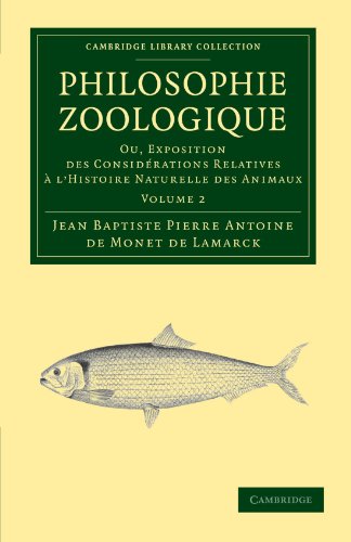 Philosophie zoologique Ou exposition des considerations relative  l'histoire  [Paperback]