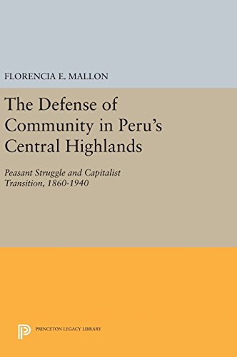 The Defense of Community in Peru's Central Highlands Peasant Struggle and Capit [Hardcover]