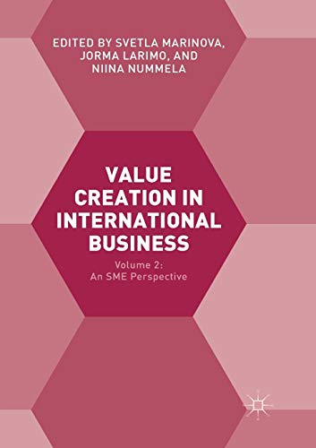 Value Creation in International Business: Volume 2: An SME Perspective [Paperback]