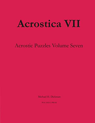 Acrostica VII [Paperback]