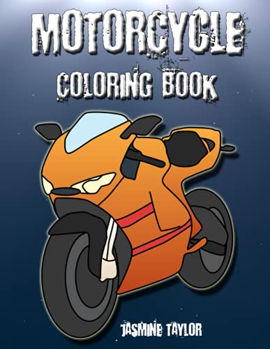 Motorcycle Coloriong Book [Paperback]