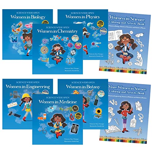 Women in STEM Paperback Book Set with Coloring and Activity Books [Paperback]