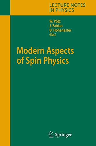 Modern Aspects of Spin Physics [Paperback]