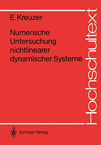 Numerische Untersuchung nichtlinearer dynamischer Systeme [Paperback]