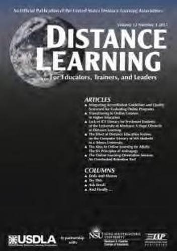 Distance Learning Magazine, Volume 12, Issue 4, 2015 [Paperback]