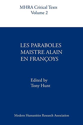 Les Paraboles Maistre Alain En Francoys [Paperback]