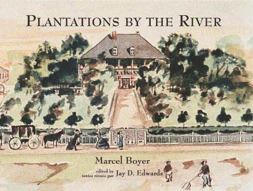 Plantations By The River: Watercolor Painting