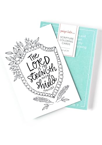 Scripture Coloring Cards: Color, Share, and Inspire [Cards]