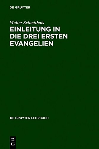 Einleitung in die Drei Ersten Evangelien [Hardcover]